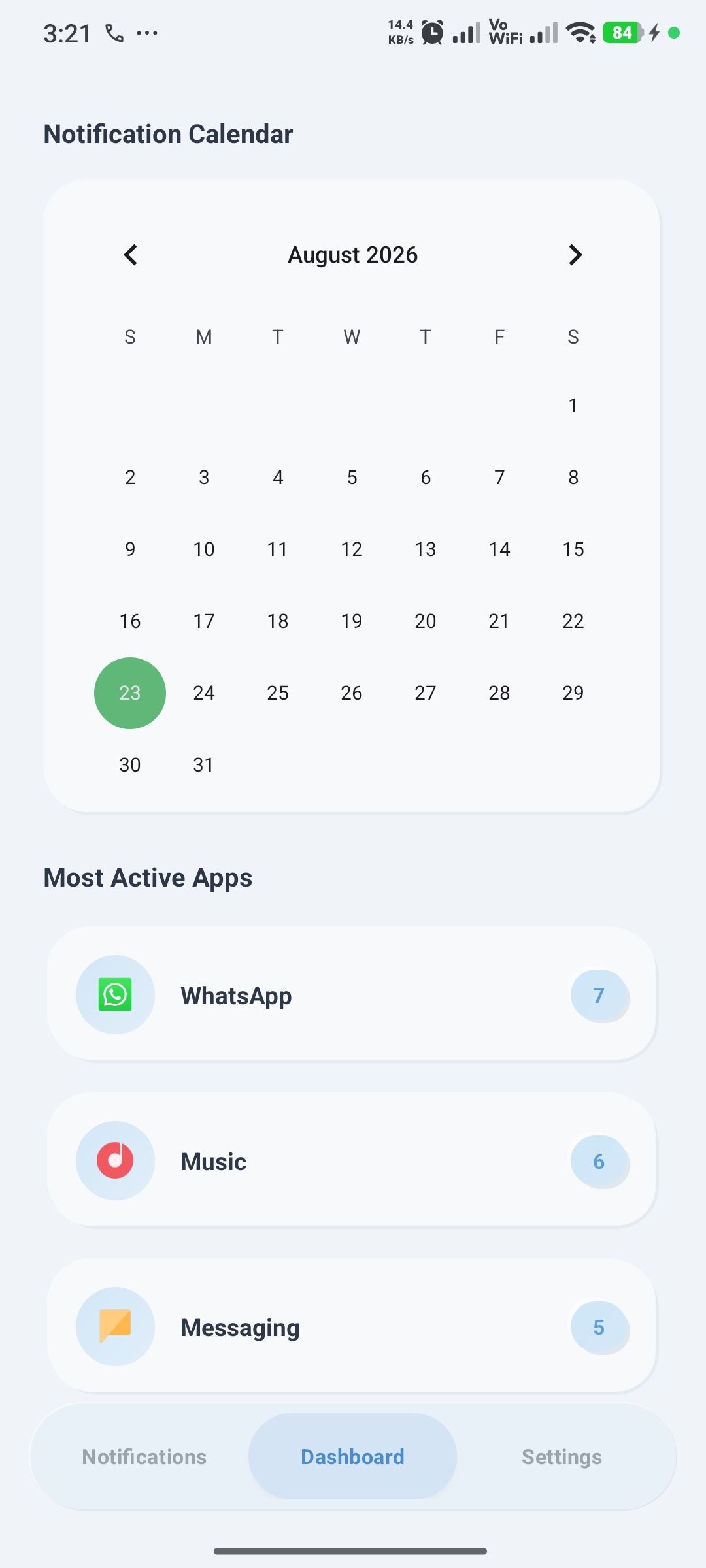 Notification Pro - Calendar History Browser